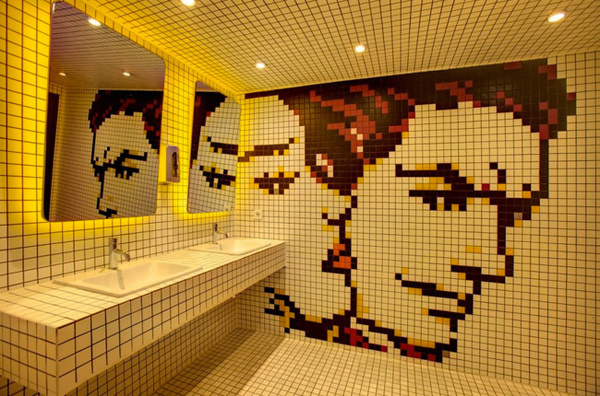 bathroom #bathroom #environmental #colors #tile #lichtenstein
