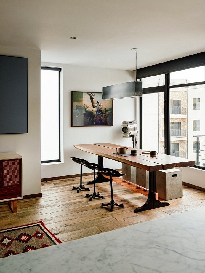 Vinegar Hill Apartment Features Modern Clean Detailing and Natural Materials 4