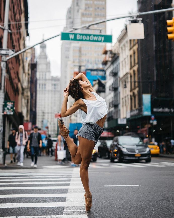 Gorgeous Street Portraits of Ballerinas by Melika Dez