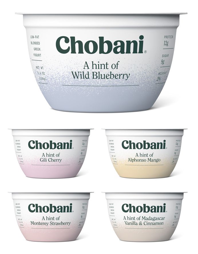 New Logo, Identity, and Packaging for Chobani done In-house