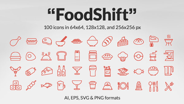 FoodShift : Free Culinary Icon Set