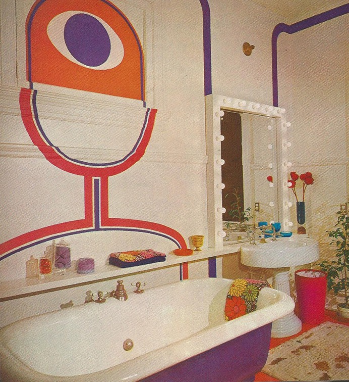 These zany interior design pictures prove that no decade was more colorful than the 1970s