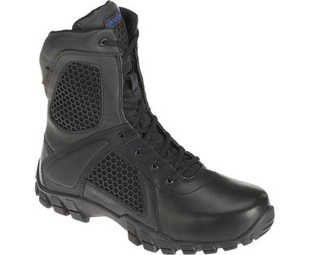 Shock 8” Side Zip, Black, dynamic