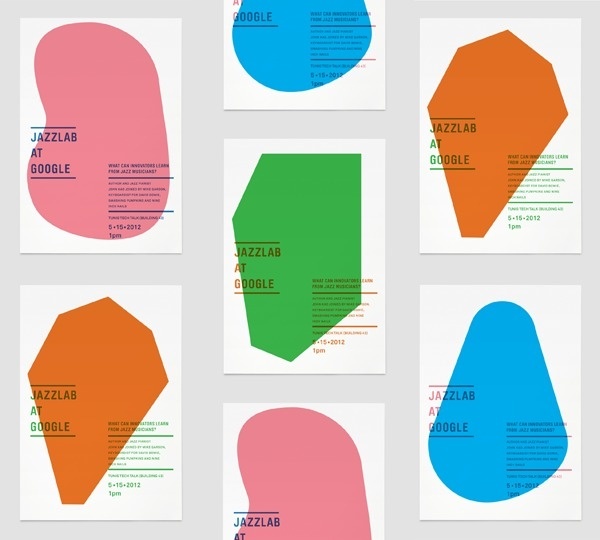 Jefferson Cheng - JazzLab at Google :: via Graphic Porn #vector #jazz #design #graphic #posters #google