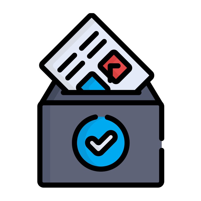 See more icon inspiration related to vote, file, files and folders, elections, votes, election, vase, check mark, archive, communications, box and document on Flaticon.