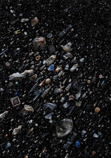 Ocean Trash Collages by Mandy Barker #universe #stars #art #trash #collage