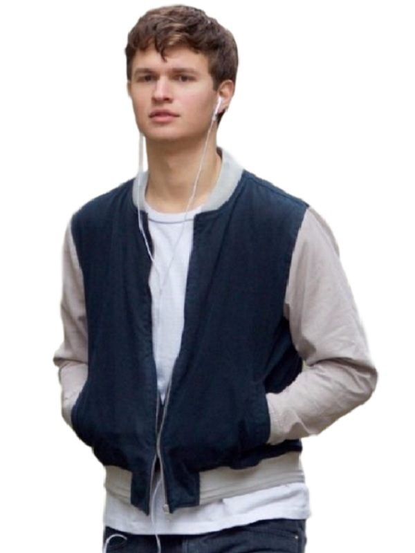 Ansel Elgort Baby Driver Varsity Jacket
