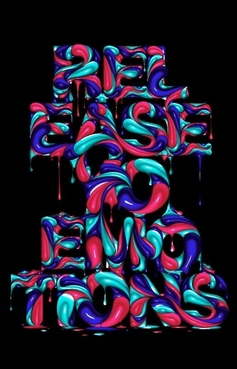 Release Emotions on the Behance Network #chinof #design #graphic #stefan #typography