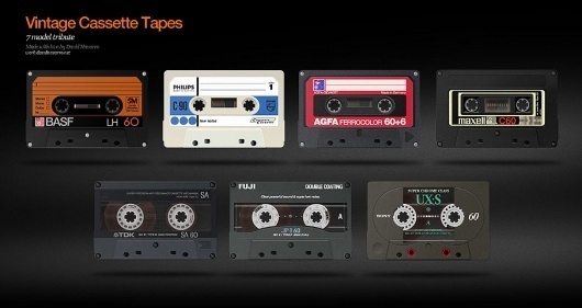David Navarro :: Creative Direction & Design #retro #cassette