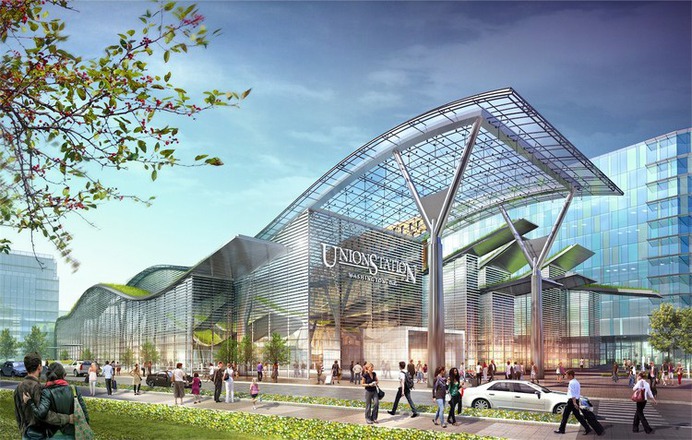 Train Shed looking Southwest - Courtesy of HOK