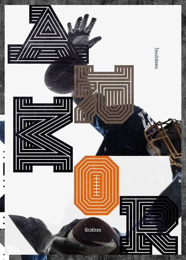 Gridiron typeface by Non Format , via Behance