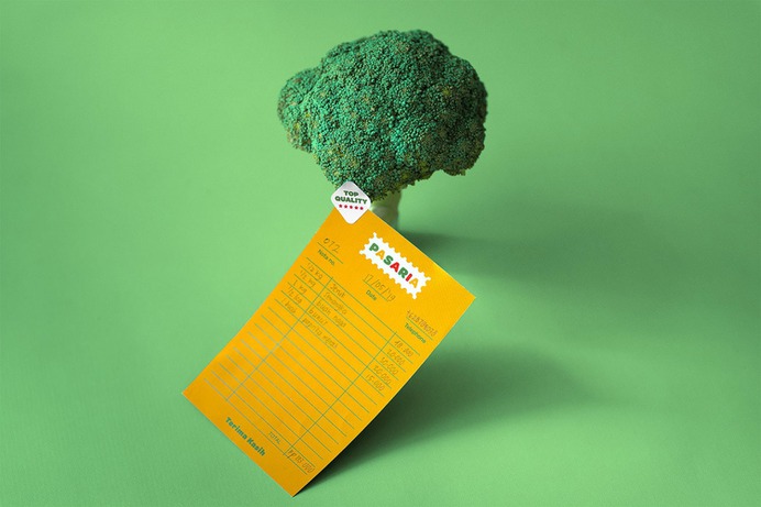 Pasaria Branding - Mindsparkle Mag Pasaria – designed by Beat – is an online grocery supplier catered for both f&b businesses and households. #logo #packaging #identity #branding #design #color #photography #graphic #design #gallery #blog #project #mindsparkle #mag #beautiful #portfolio #designer