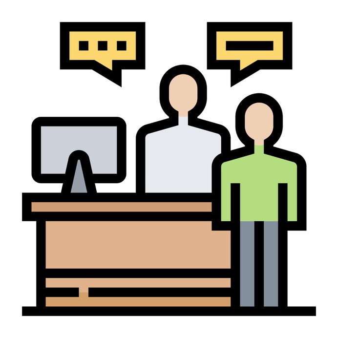 See more icon inspiration related to support, conversation, station, chat, consultant, customer service, communications, speech bubble, information, commerce, point, check, communication, people and computer on Flaticon.