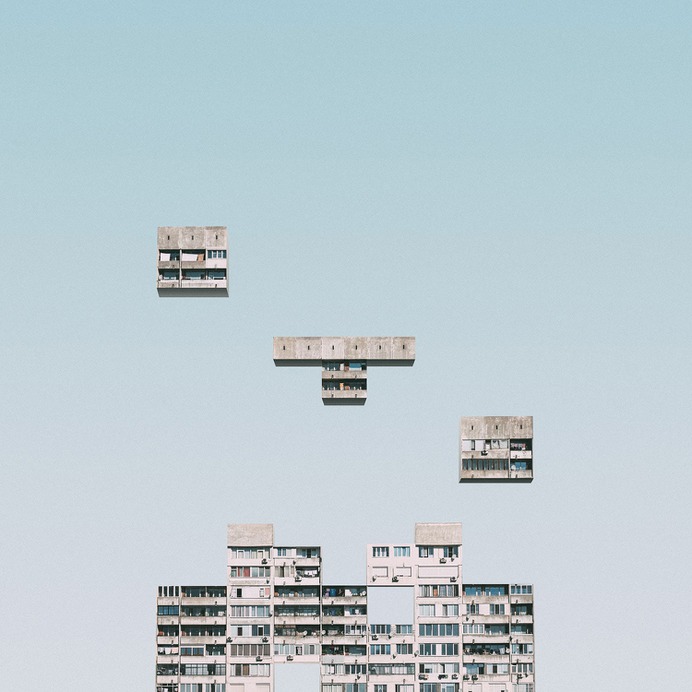 Urban Tetris - Mindsparkle Mag Mariyan Atanasov designed Urban Tetris – a beautiful project which consisted on an urban exploration of abstract shapes of tetris in Sofia, Bulgaria. #logo #packaging #identity #branding #design #color #photography #graphic #design #gallery #blog #project #mindsparkle #mag #beautiful #portfolio #designer