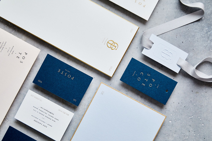 Brand Identity for Poste & Co. by Stitch Design Co. "Poste and co is a luxury invitation design and stationery business. Their custom appr