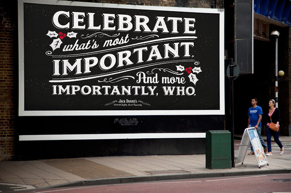 Jack Daniel's Print and Outdoor for Spain Daran Brossard Creative Co. / DBCCo. #filigree #danielss #jack #outdoor #typography