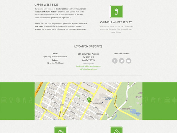 Shake Shack Website #branding