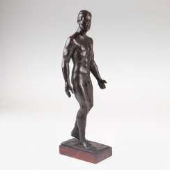 Bronze figure 'as the male Nude'. Karl Opfermann