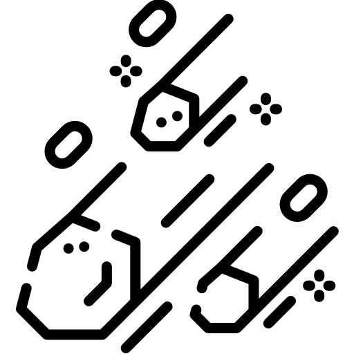 See more icon inspiration related to space, Asteroid, meteorites, asteroids, meteorite, miscellaneous, astronomy, universe, galaxy and nature on Flaticon.