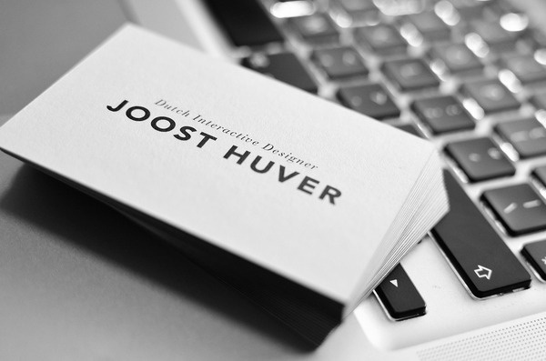 New business cards arrived! - www.joosthuver.com #business #design #graphic #identity #cards