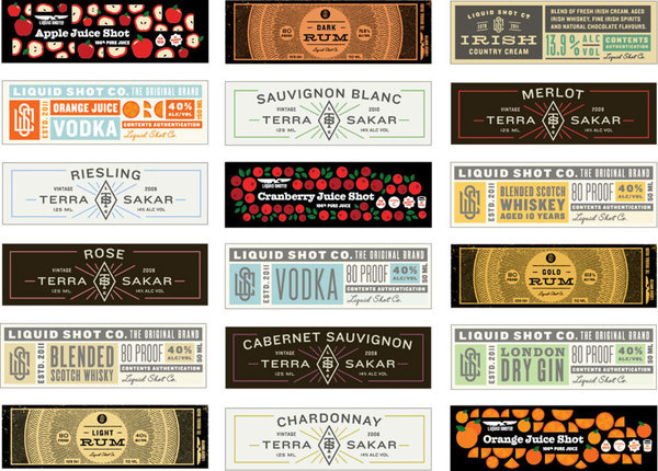 Ryan Feerer design at www.mr cup.com #design #label #radness #booze #typography