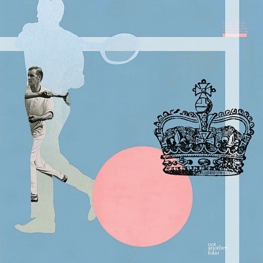 Tenez, Not Another Folio #crown #tennis #design #graphic #royal #illustration #sport