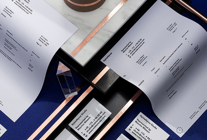 NobleNorse Studio by NobleNorse Studio #brand identity #stationary #graphic design