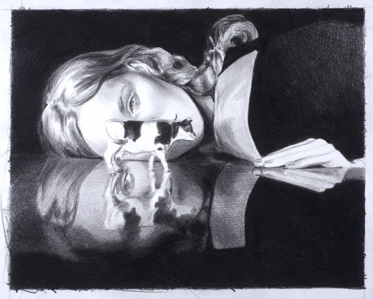 East of Eden | MERCEDES HELNWEIN #helnwein #14 #17 #of #black #on #paper #mercedes #inches #art #x #pencil #eden #east