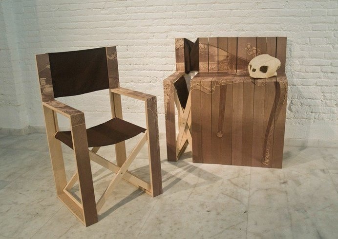 One desk. Six chairs. Same furniture piece. The Cóm Oda offers whimsy, style, and function, all contained in a single transforming minimali #modern #chair #lifestyle #design #product #furniture #industrial #desk #style