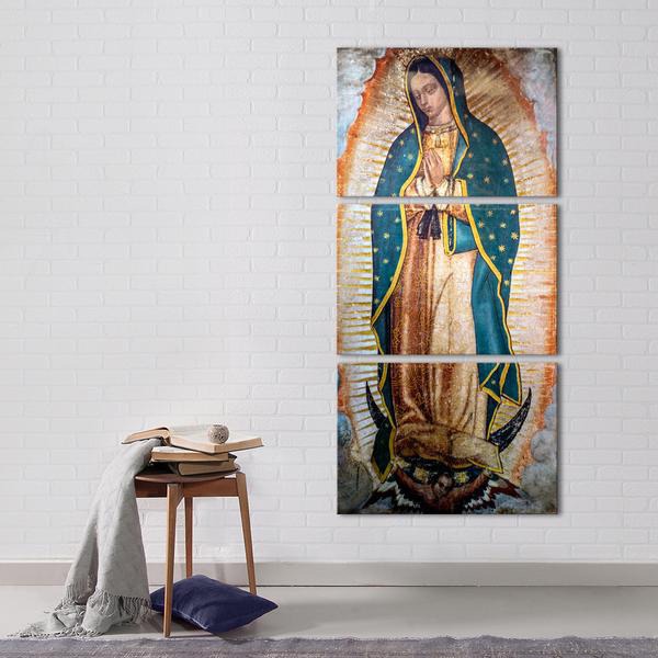 Lady of Guadalupe Multi Panel Canvas Wall Art