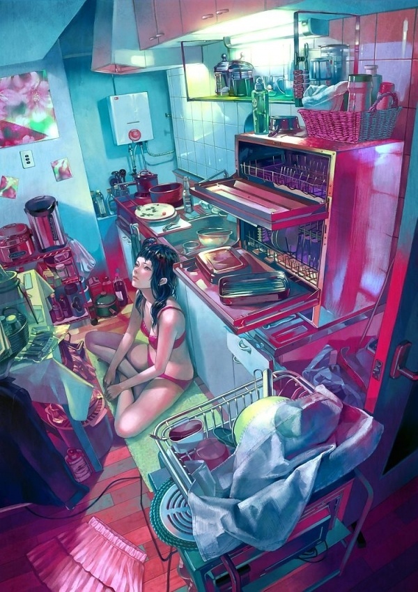 Zain7 — lady illustrator from Japan » Design You Trust – Design Blog and Community #illustration #japan #art #zain7