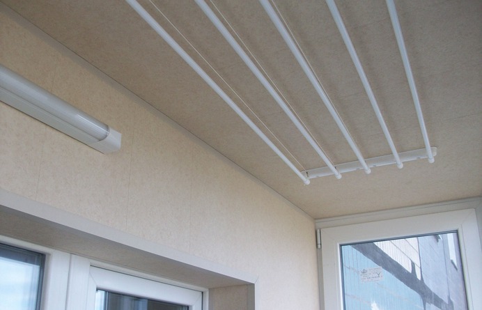Internal cladding of the balcony. Krivoy Rog.