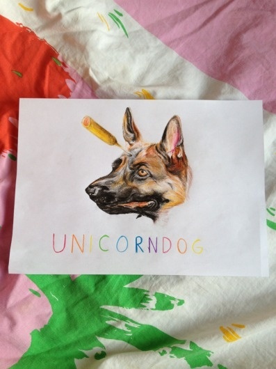 CASHMONEY #unicorn #photo #art #corn #dog
