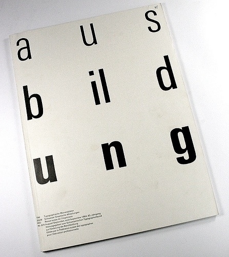 rrrrodéo #ausbildung #cover #type #typo #typography