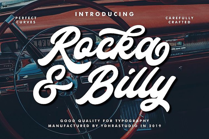 Rocka & Billy Bold Font - Free Script Typeface