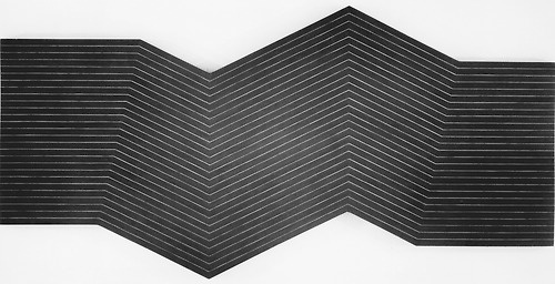 minimal, minimalist, monochrome, linear, pattern, shape, frank stella