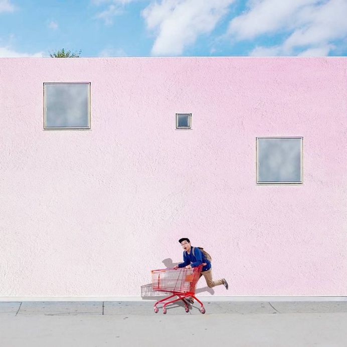 Surreal Minimalism: Candy Colored Instagrams by Marcilea Adinda