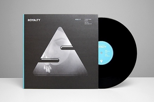 Royalty EP / FEP001 on the Behance Network #record #vinyl #minimal #typography