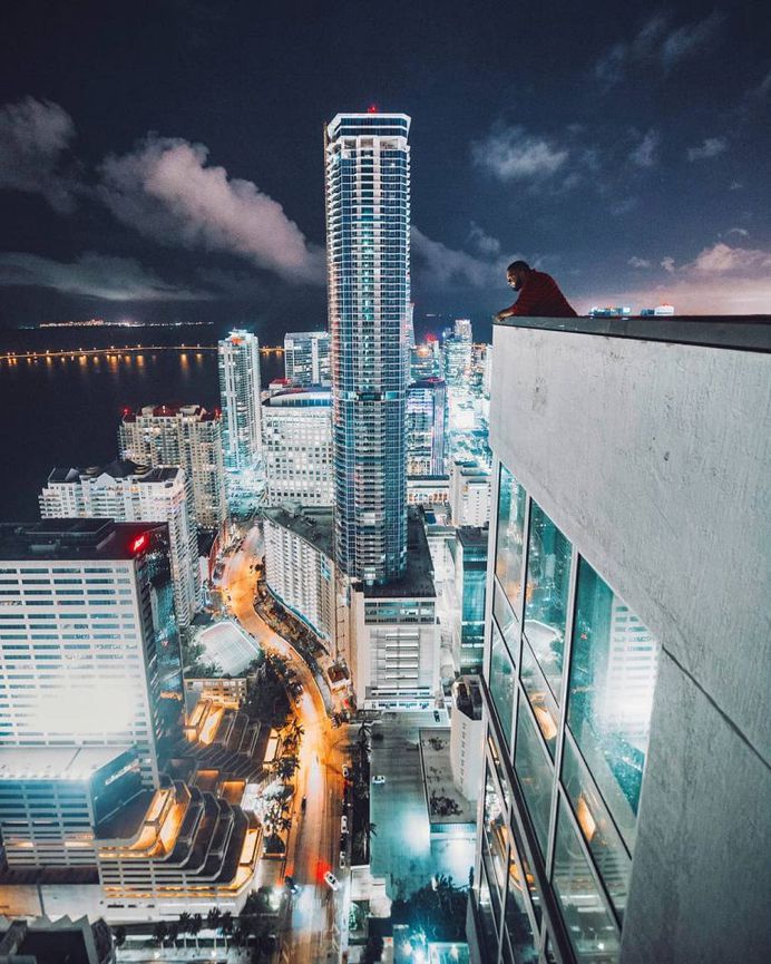 Daredevil Photographer Denis Krasnov Climbes Huge Skyscrapers To Take Stunning Photos