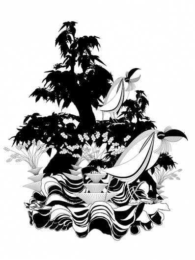 mittelland : orient #fellerer #design #illustration #crow #marge