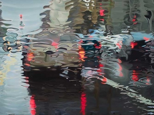 DESIGN FETISH: Wet Window Paintings #window #painting