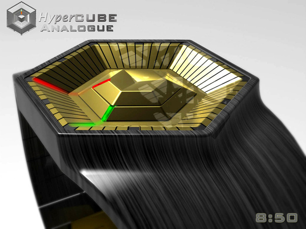 Hypercube Watch #design #futuristic #gadget #industrial #concept #art