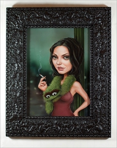 kenmonkey2.jpg (JPEG Image, 384x485 pixels) #oscar #grouch #the #painting #art #character