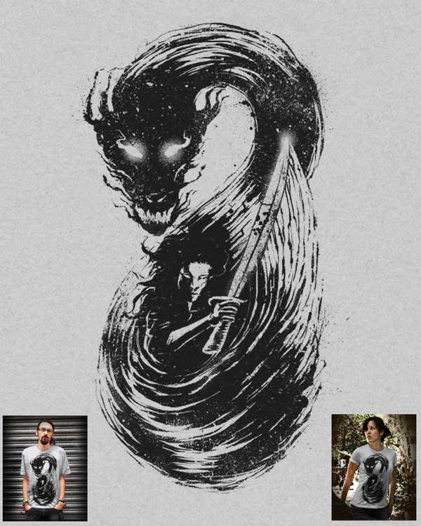 dragon sword/ http://www.threadless.com/submission/461762/dragon_sword #illustration #design