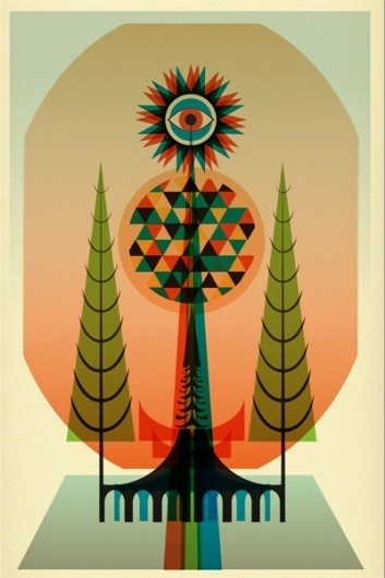 Patrick Draws Things #eye #illustration #tree