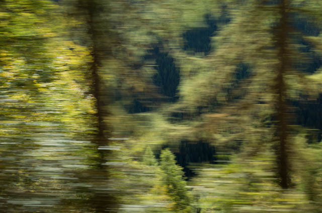 Camera on Train : Photo Series by Rolf Sachs