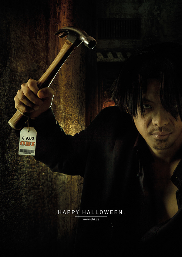 OBI - Halloween on Behance #old #halloween #boy #print #basile #obi #francesco