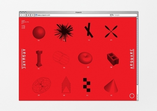 ARQWARE on the Behance Network #website #layout