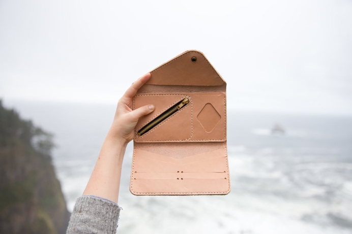 Handmade clutch form #flume #leather #company #leather #goods #craftsmanship