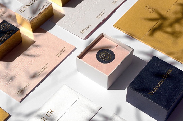JENNIFER Corporate Design - Mindsparkle Mag Mubien Studio designed the branding for JENNIFER, a San Diego luxury residential real estate agent working for Pacific Sotheby's and specializing in areas of Rancho Santa Fe, Del Mar, Solana Beach, and La Jolla. #logo #packaging #identity #branding #design #color #photography #graphic #design #gallery #blog #project #mindsparkle #mag #beautiful #portfolio #designer